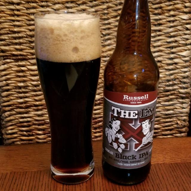 The Ex Black IPA 6.0%, Russell Brewing Company, Canada