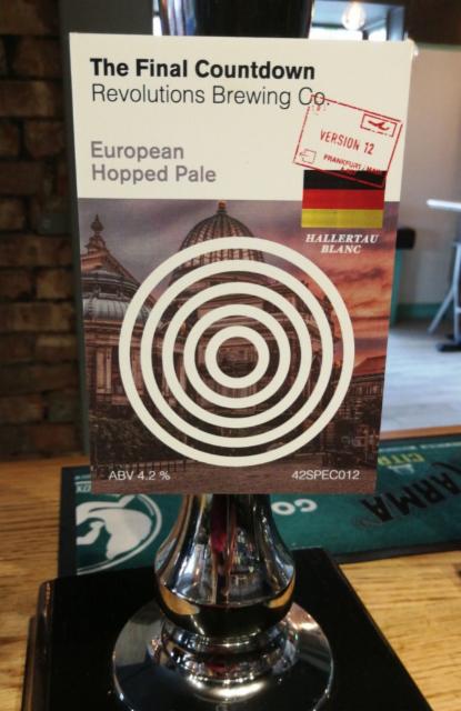 The Final Countdown- Version 12 4.2%, Revolutions Brewing, England