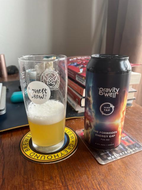 The forbidden energy gap 4.4%, Gravity Well Brewing Co., England