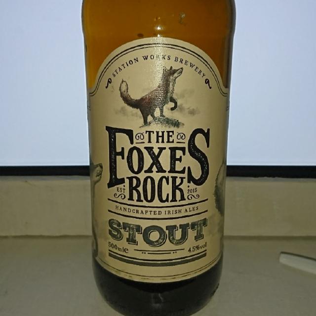 The Foxes Rock Stout 4.5%, Station Works Brewery, Northern Ireland