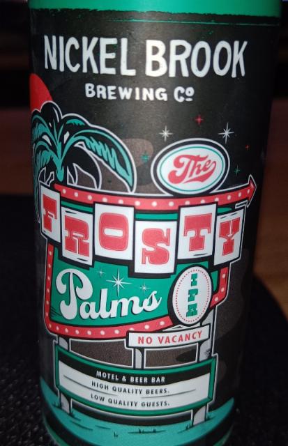 The frosty palms 5.9%, Nickel Brook Brewing Co, Canada