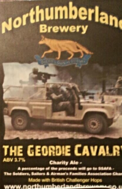 The Geordie Cavalry 3.7%, Northumberland Brewery, England