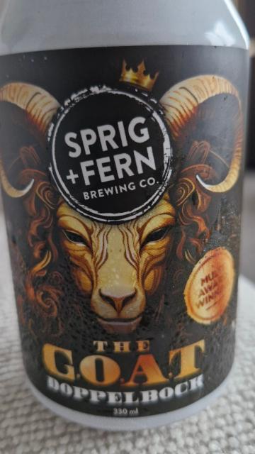 the goat dopplebock, Sprig & Fern