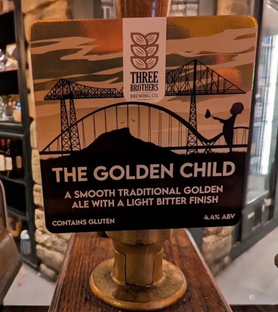 The Golden Child 4.4%, Three Brothers Brewing Co, England