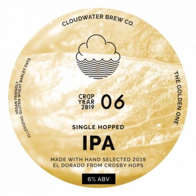 The Golden One 6.0%, Cloudwater Brew Co., England