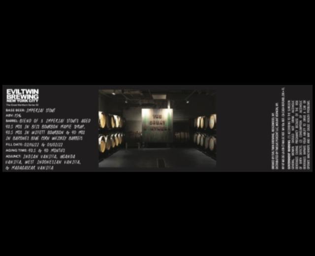 The Great Northern Barrel Aged Series 52 15.0%, Evil Twin Brewing NYC, United States