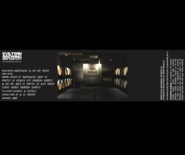 The Great Northern Barrel Aged Series 57 14.1%, Evil Twin Brewing NYC, United States