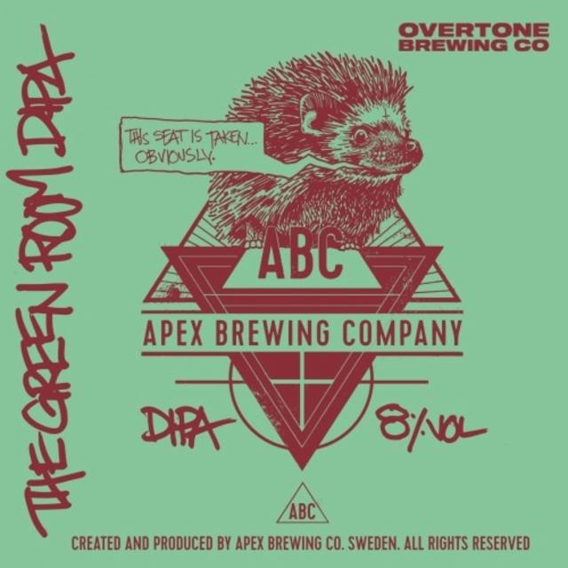 The Green Room DIPA 8.0%, Apex Brewing Company, Sweden