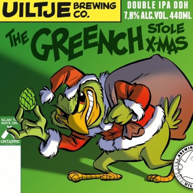 The Greench Stole X-Mas 7.8%, Uiltje Brewing Co, Netherlands