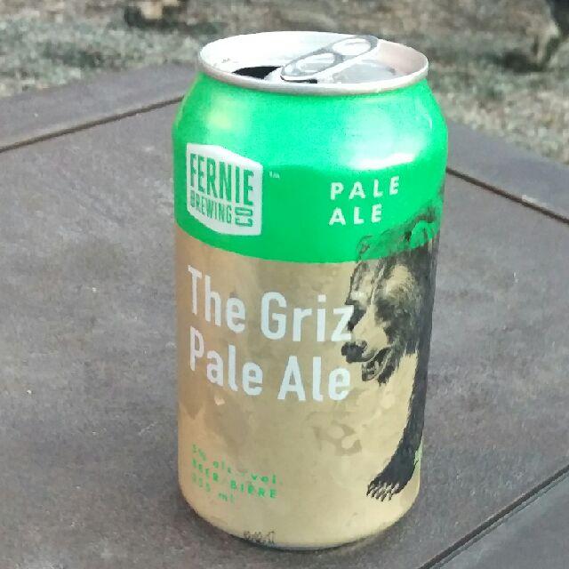 The Griz Pale Ale 5.0%, Fernie Brewing Company, Canada
