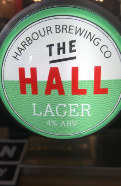 The Hall Lager 4.0%, Harbour Brewing Company, England