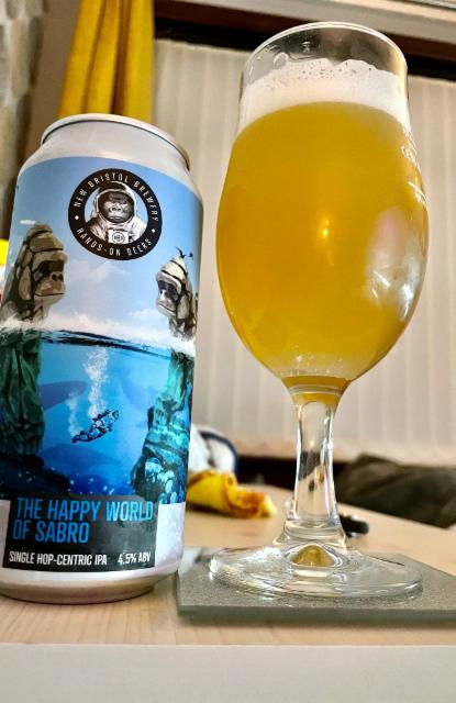 The Happy World Of Sabro 4.5%, New Bristol Brewery, England