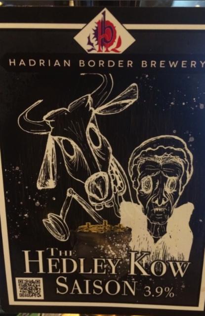 The Hedley Kow Saison 3.9%, The Hadrian Border Brewing Co, England