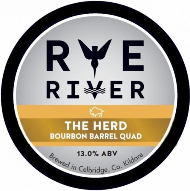 The Herd Bourbon Barrel Quad 13.0%, Rye River Brewing Co., Ireland