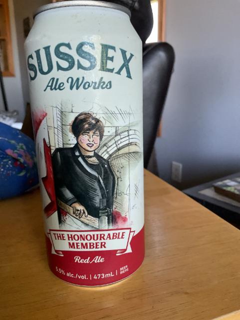 The Honourable Member Red Ale, Sussex Ale Works