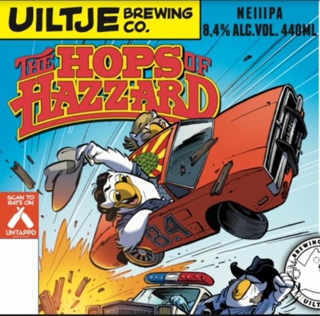 The Hops Of Hazzard 8.4%, Uiltje Brewing Co, Netherlands