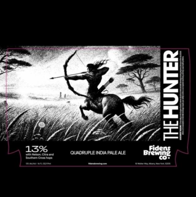 The Hunter 13.0%, Fidens Brewing Co., United States