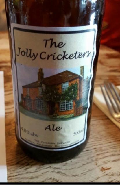 The Jolly Cricketers Ale 4.8%, The Chiltern Brewery, England
