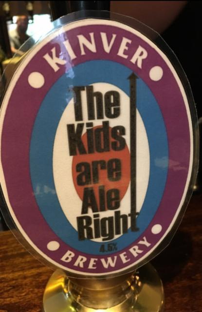 The Kids Are Ale Right 4.5%, Kinver Brewery, England