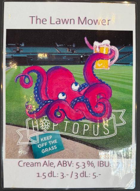 The Lawn Mower 5.3%, Hoptopus, Switzerland