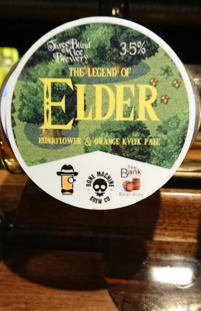 The Legend Of Elder 3.5%, Three Blind Mice Brewery, England