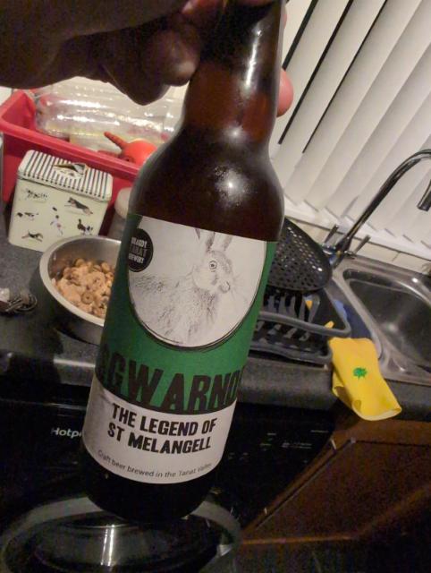 the legend of st melangell 5.0%, North Wales Brewery/Bragdy Gogledd Cymru, Wales