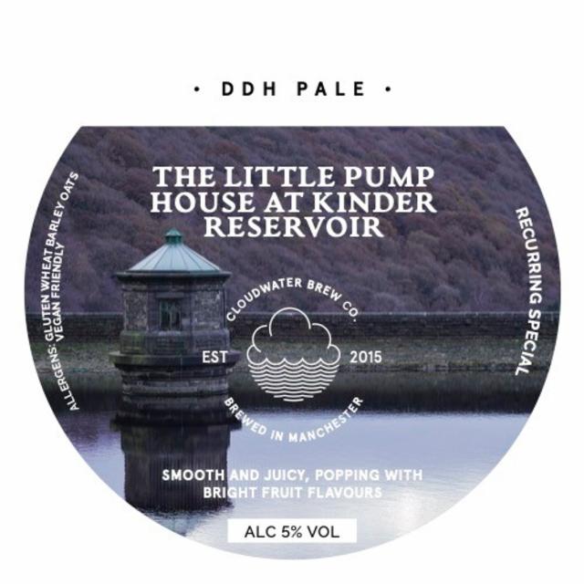 The Little Pumphouse At Kinder Reservoir 5.0%, Cloudwater Brew Co., England