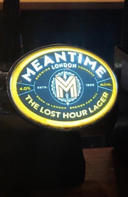 The Lost Hour Lager 4.0%, Meantime Brewing, England