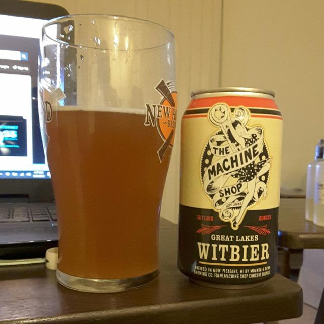 The Machine Shop Great Lakes Witbier 5.6%, Mountain Town Brewing Company, United States