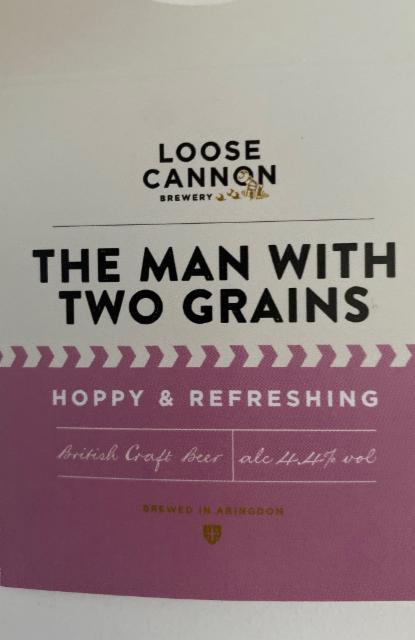 The Man with Two Grains 4.4%, Loose Cannon Brewery, England