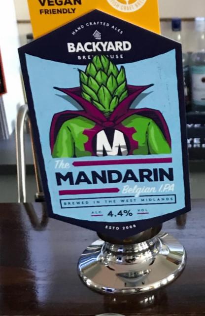 The Mandarin 4.4%, Backyard Brewhouse, England