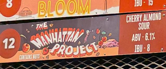 The manhattan project 6.1%, Red Bear Brewing Company, United States