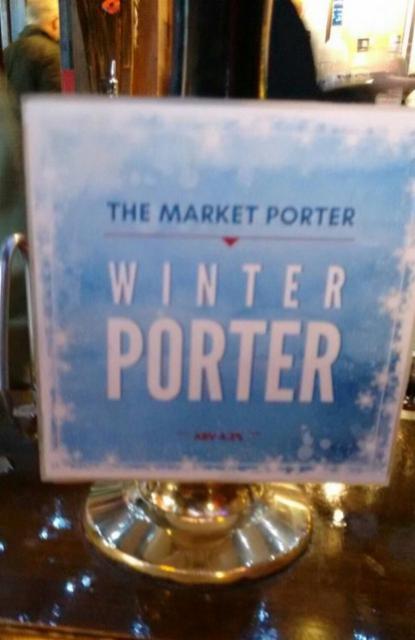 The Market Porter Winter Porter 4.2%, Bloomsbury Brewery, England