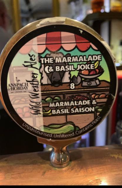 The Marmalade & Basil Joke 8.0%, Wild Weather Ales, England