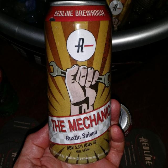 The Mechanic Rustic Saison 5.3%, Redline Brewhouse, Canada