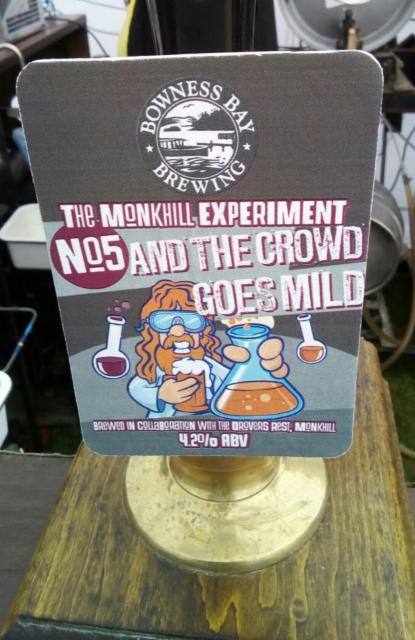 The Monkhill Experiment No.5 And The Crowd Go Mild 4.2%, Bowness Bay Brewing, England