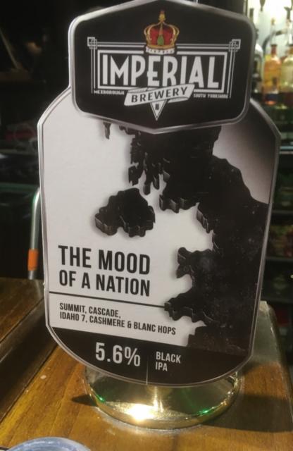 The Mood Of A Nation 5.6%, Imperial Brewery, England