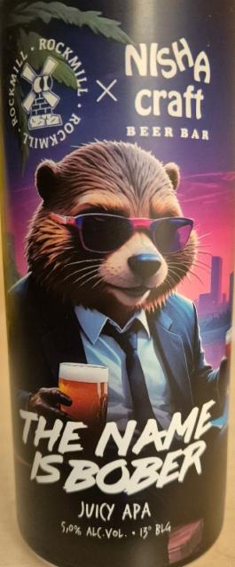 The name is bober 5.0%, Browar Rockmill, Poland