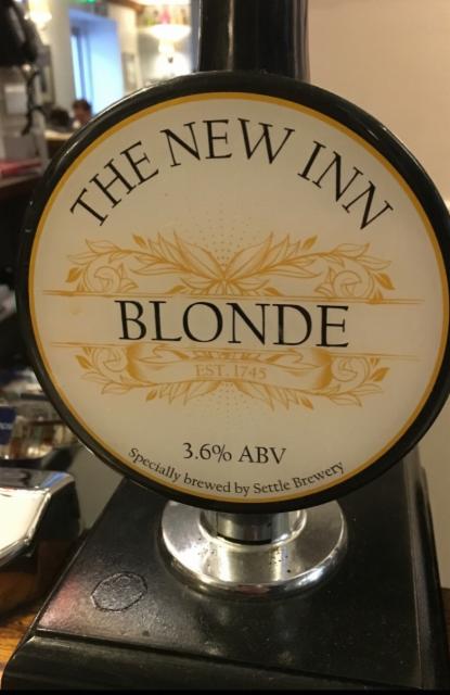 The New Inn Blonde 3.6%, Settle Brewery, England
