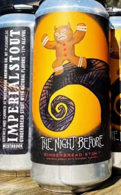 The Night Before 11.0%, Westbrook Brewing, United States