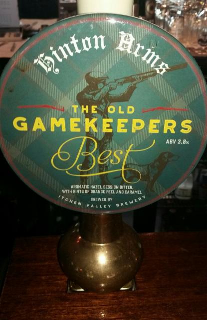 The Old Gamekeepers Best 3.8%, Itchen Valley Brewery, England