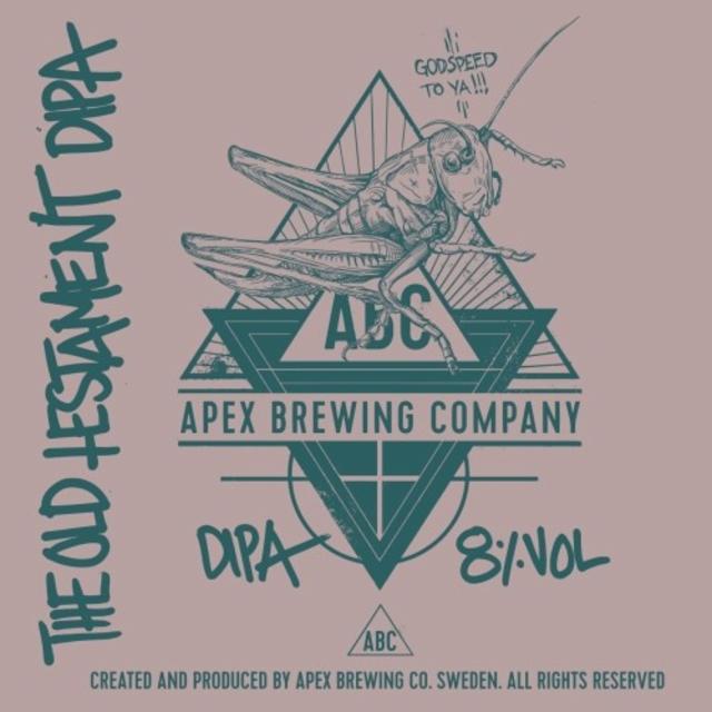 The Old Testament DIPA 8.0%, Apex Brewing Company, Sweden