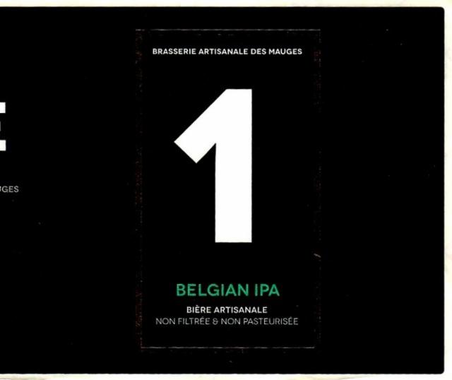 The One Belgian IPA 6.9%, Brasserie Artisanale Des Mauges (La Rombière), France