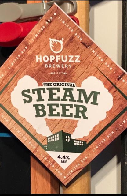 The Original Steam Beer 4.4%, Hop Fuzz Brewery, England