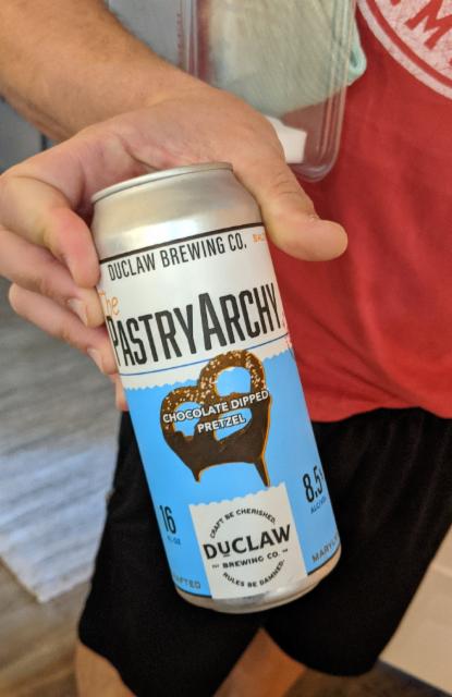 The PastryArchy Chocolate Dipped Pretzel 8.5%, DuClaw Brewing Company, United States
