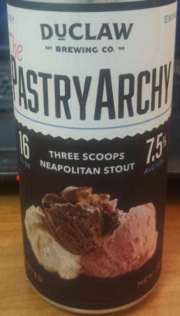 the pastryarchy three scoops 7.5%, DuClaw Brewing Company, United States