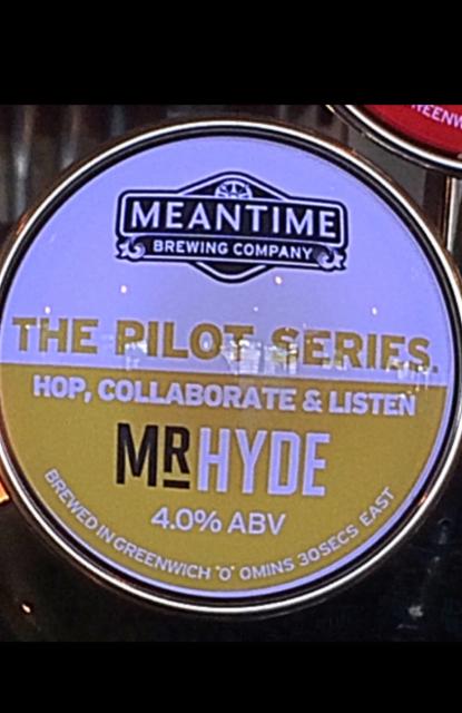 The Pilot Series. Mr. Hyde 4.0%, Meantime Brewing, England