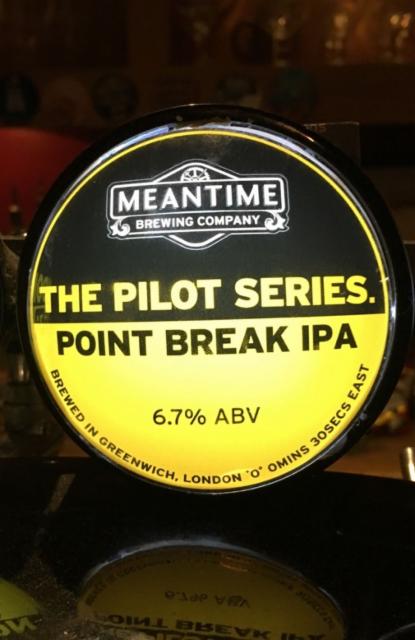 The Pilot Series. Point Break IPA 6.7%, Meantime Brewing, England