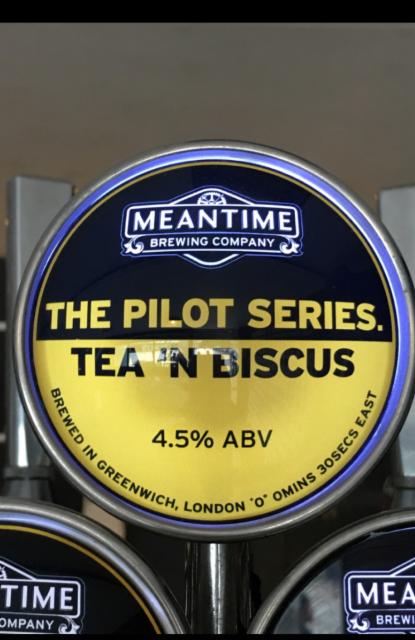 The Pilot Series. Tea 'N' Biscus 4.5%, Meantime Brewing, England