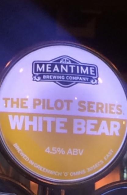 The Pilot Series. White Bear 4.5%, Meantime Brewing, England